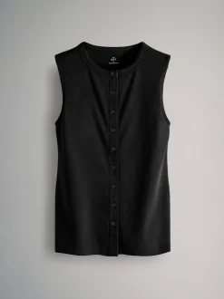 The Set lot de 3 gilets côtelés boutonnés