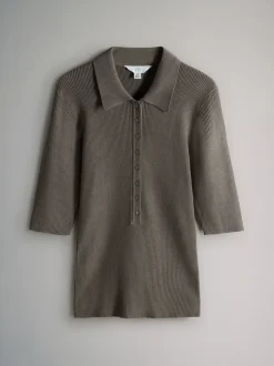 The Set lot de 3 Hauts côtelés en maille