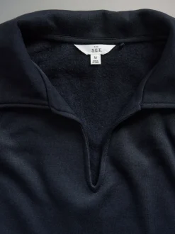 The Set lot de 2 hauts de survêtement à manches longues avec col trophée