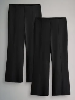 The Set lot de 2 pantalons larges en ponte