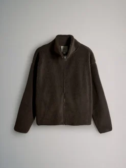 The Set lot de 2 polaires en peau de mouton zippées