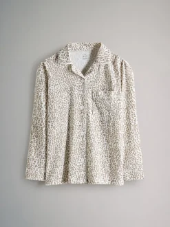 The Set lot de 2 pyjamas en jersey de viscose à manches longues