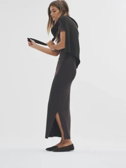 The Set lot de 3 robes mi-longues côtelées à manches courtes