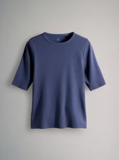 The Set lot de 5 t-shirts côtelés à manches mi-longues