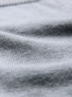 The Set Sweat-shirt à capuche côtelé en maille et Pantalons Jambe large