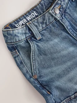 Tint denim - Jean cargo en denim super large (3-16ans)