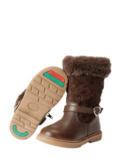 ToeZone Bottes d’hiver marron en fourrure Sara Fur fille