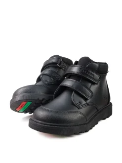 Toezone Felix Bottes noires à fermeture à bande anti-déchirure