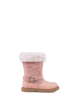 Toezone Lumi Faux Fur Zip Cœur Buckle Bottes