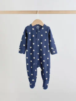 Étoile de marine - Lot de 3 dors-bien bébé à fermeture éclair bidirectionnelle (0-2ans)