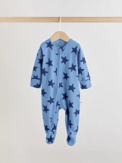 Étoile de marine - Lot de 3 dors-bien bébé à fermeture éclair bidirectionnelle (0-2ans)