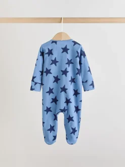 Étoile de marine - Lot de 3 dors-bien bébé à fermeture éclair bidirectionnelle (0-2ans)