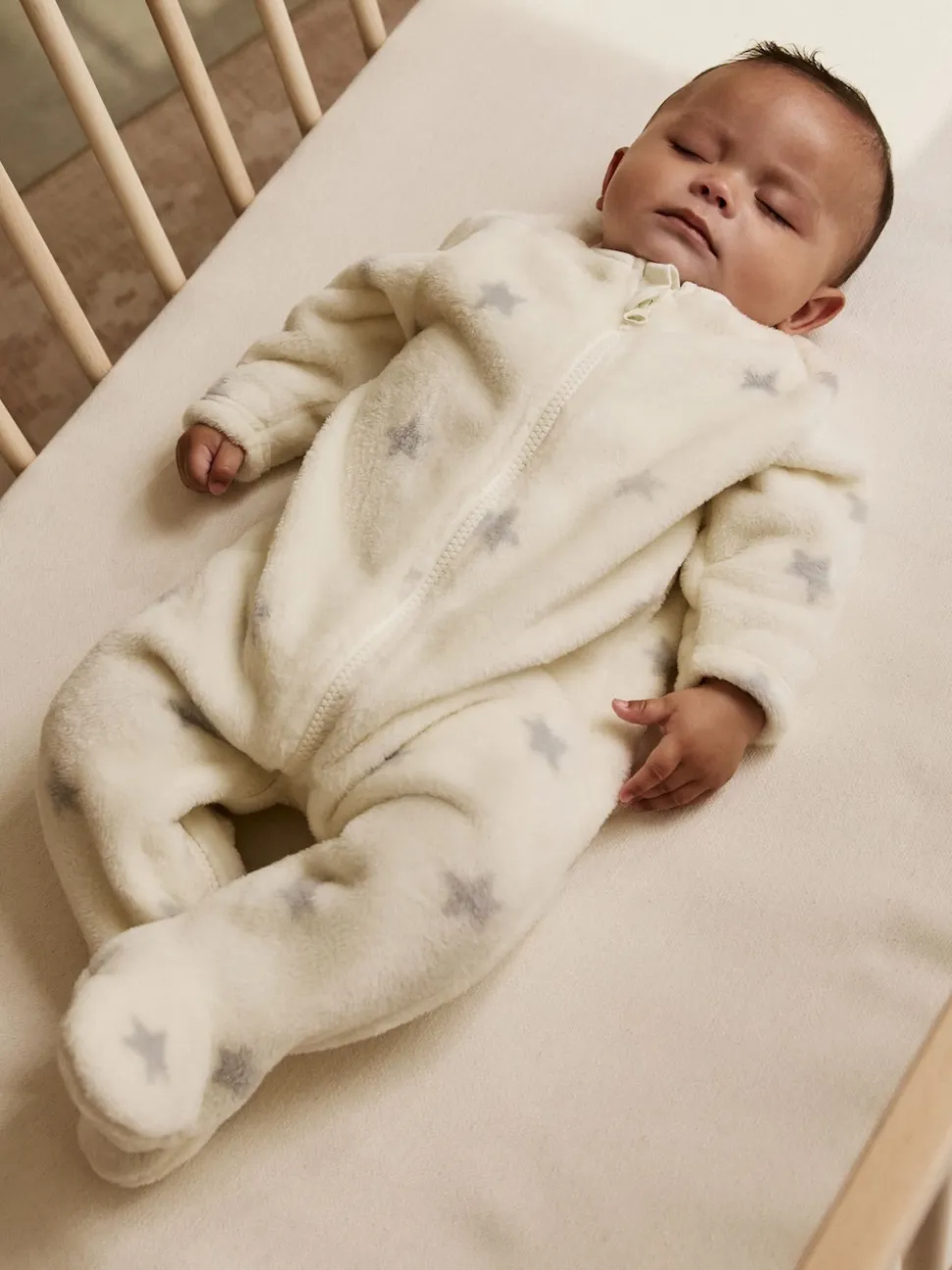 Étoile grise - Dors-bien bébé pour polaire