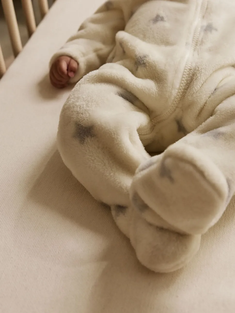 Étoile grise - Dors-bien bébé pour polaire