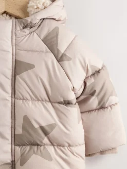 Étoile Nature imprimée sur l’ensemble - Doudoune bébé (0mois-2ans)