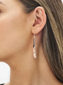 Ton d'or de rose - Boucles d'oreilles traversantes