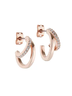 Ton d'or de rose - Ted Baker HELIAS : Boucles d’oreilles en cristal multicolore