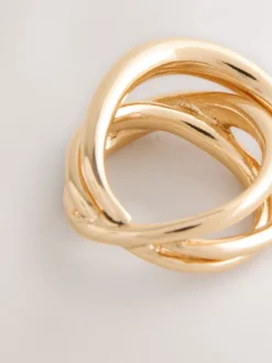 Tonalité d'or - Anneau empilé