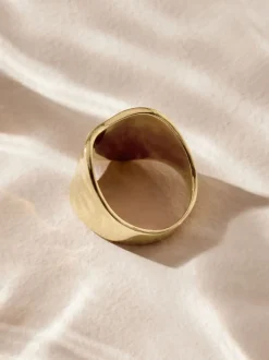 Tonalité d'or - Bague en acier inoxydable