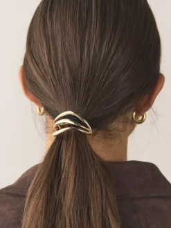 Tonalité d'or - Bobble à cheveux en métal