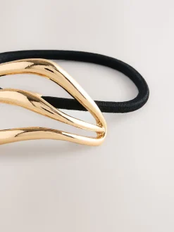 Tonalité d'or - Bobble à cheveux en métal