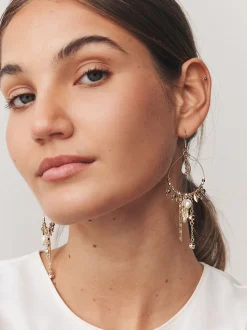 Tonalité d'or - Boucles d’oreilles Teardrop