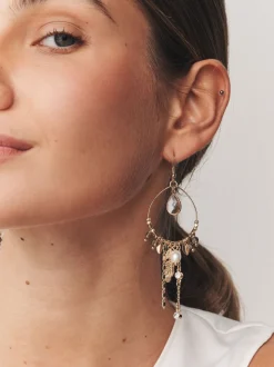 Tonalité d'or - Boucles d’oreilles Teardrop