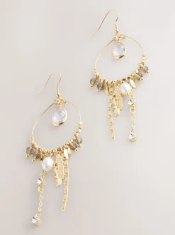 Tonalité d'or - Boucles d’oreilles Teardrop