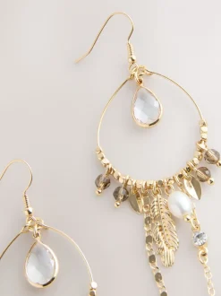 Tonalité d'or - Boucles d’oreilles Teardrop