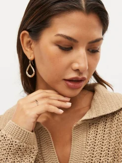 Tonalité d'or - Boucles d'oreilles Tear Drop