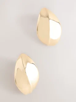 Tonalité d'or - Boucles d'oreilles Bouton