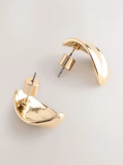 Tonalité d'or - Boucles d'oreilles Bouton