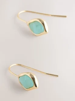 Tonalité d'or - Boucles d'oreilles avec détail Beige Sable