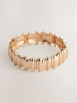 Tonalité d'or - Bracelet extensible à crêtes