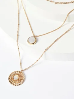 Tonalité d'or - Collier Fleuri  3 Row