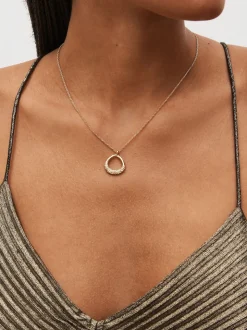 Tonalité d'or - Collier ouvert en forme de goutte d’eau