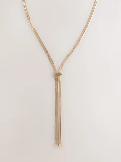 Tonalité d'or - Collier Slinky Chain Y Profile