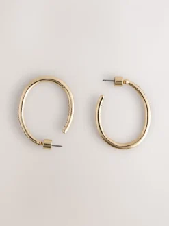 Tonalité d'or - Créoles brillantes