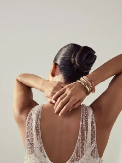 Tonalité d'or - Lot de bracelets mixtes