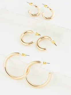 Tonalité d'or - Paquet de boucles d'oreilles 3