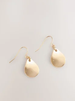 Tonalité d'or - Pendants d'oreilles pétales