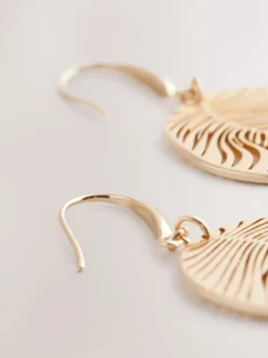 Tonalité d'or - Pendants d'oreilles en filigrane