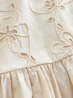 Tons neutres brodés - Ensemble Chemisiers et Pantalons (3mths-8yrs)