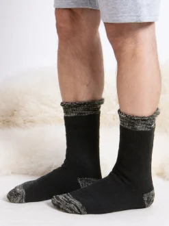 Totes Chaussettes thermiques brossées pour hommes 2 Lot