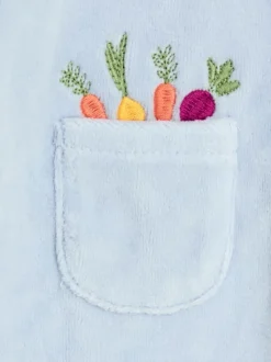 Tout-en-un JoJo Maman Bébé en velours à pieds