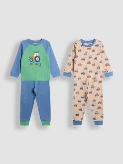 Tracteur de la marine - Lot de 2 pyjamas JoJo Maman Bébé Mix And Match