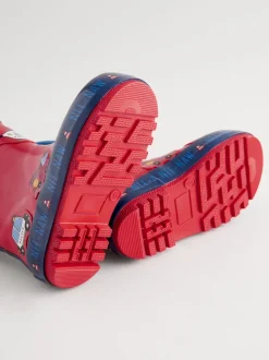 Transport rouge - Bottes de pluie à poignée