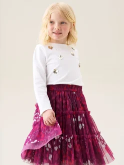 T-shirt Angel & Rocket Georgie orné de sequins à manches longues