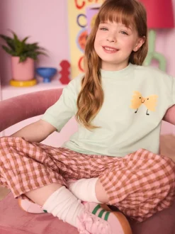 T-shirt Eleanor Bowmer Kids Green Pasta 100% coton