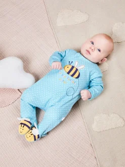 Œuf de canard Abeille - Dors-bien JoJo Maman Bébé zippé à motif appliqué